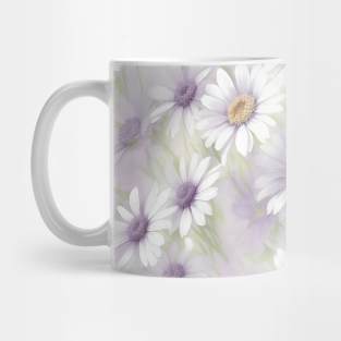 Watercolor  Big  Daisy Flowers Mug